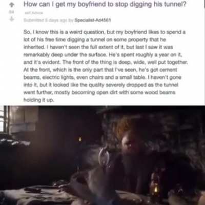 Just a dude thing