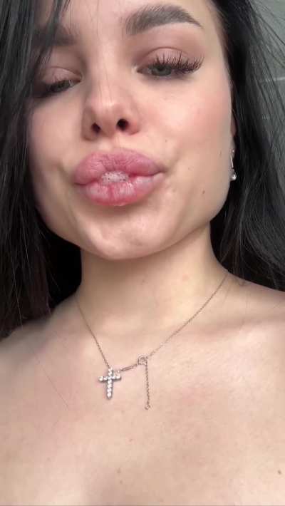 My drool will run down your face