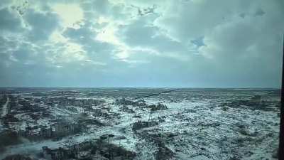 FPV drone finds and attacks a Russian tank in Mariinka