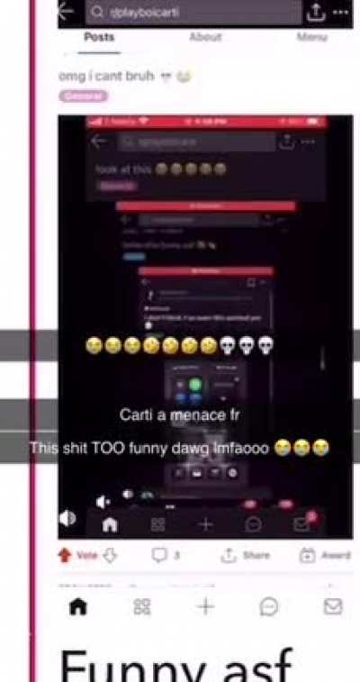 Why Carti do Uzi like that bro😭😭😭