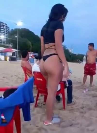 Relaxing at the beach