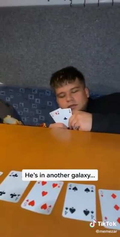 Thinks he's blasting off