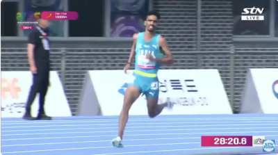 India Wins First Gold at Asian Athletics Championships 2025 as Gulveer Singh Surges from Behind to Win Men’s 10,000m Final in 28:38.63