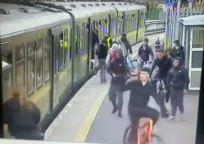 Teenagers putting people in extreme danger just for fun. Luckily the last woman only suffered minor injuries