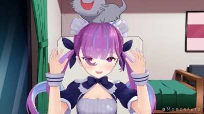 Aqua: NYAAAAA, Shion: What the F...
