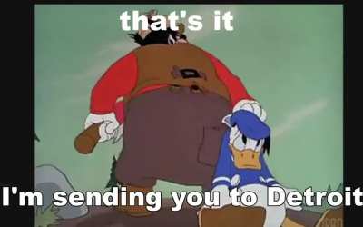 not Detroit please