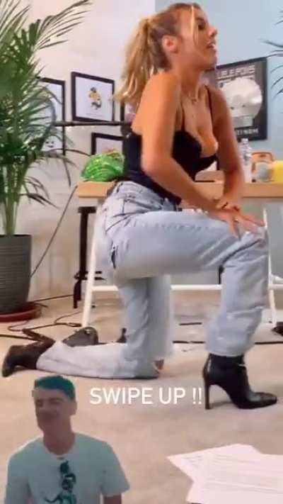 Sharing her new music vid