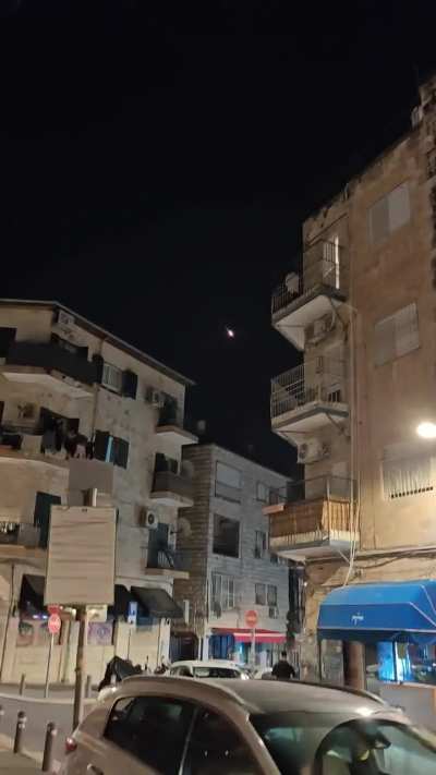 Rockets falling over Jerusalem - OC