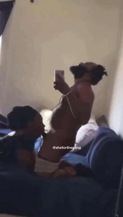 Fucking her throat