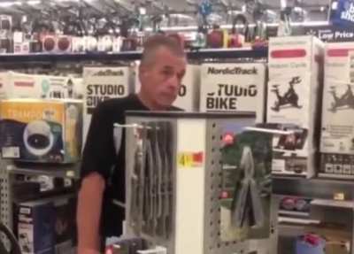 “MMA Trained” Older Man Goes OFF Inside Walmart After Being Challenged
