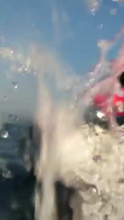 Jet Skiers Capture Shockwave from Beirut in 2020.