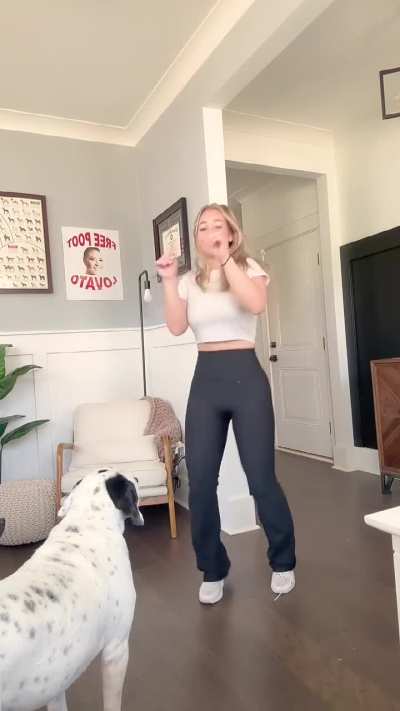 Ashley twerks