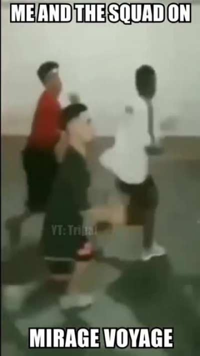 Me and the squad on Mirage Voyage