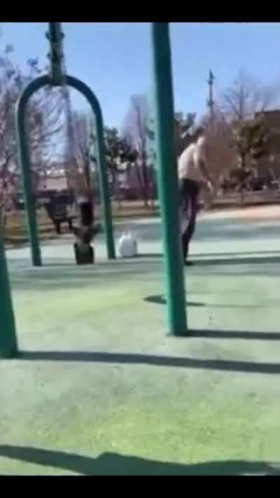Grandpa still swing