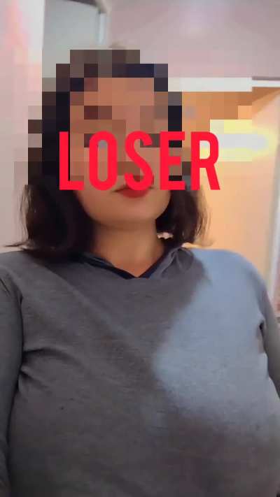 Pixels, that's all a loser like you deserves to see.❌