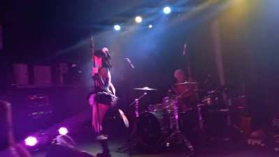 Rebecca Black bounced her big tits on stage