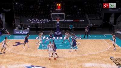 [Highlight] Brook Lopez is too big to be guarded by Miles Bridges