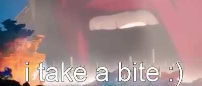 I take a bite :)