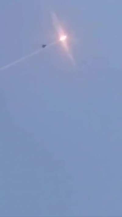 Ukrainian Su-27 firing an AGM-88 HARM missile