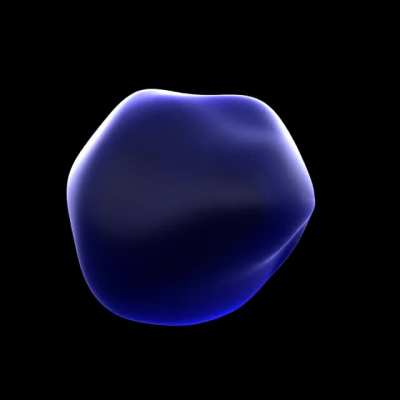 Relaxing Blue Blob | GIF Loop by Xponentialdesign