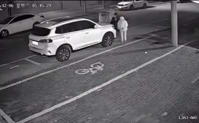 You crashed into my bike