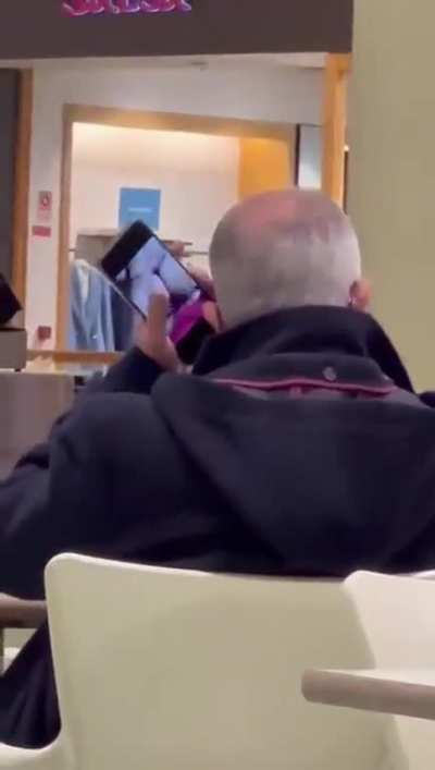 wonder what he is listening to