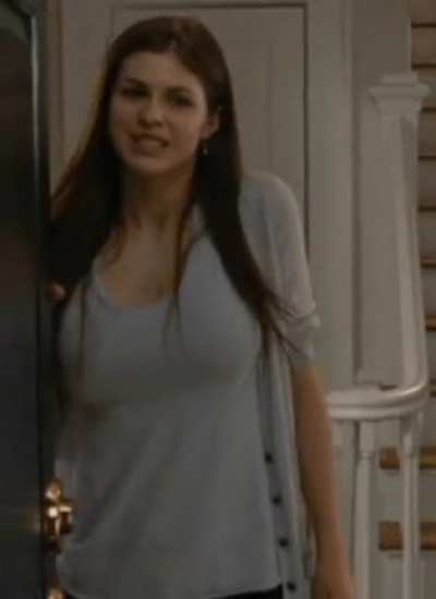 When Goddess Alexandra Daddario has to turn down another useless white boi.