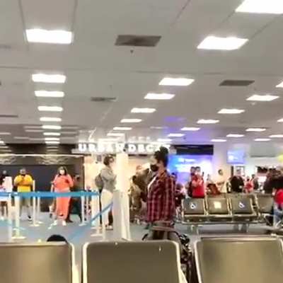 Remember when it was a serious offence to do anything in an airport (Miami FLA)