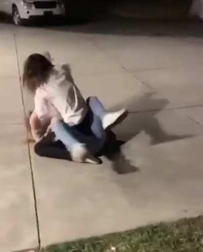 Chick fight at my friends school