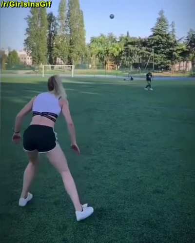 Playing Catch.
