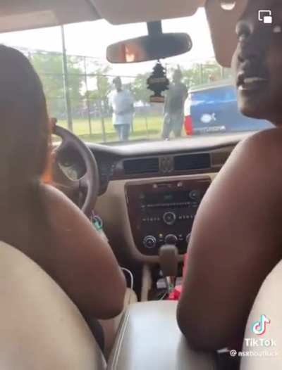 man sees car crash and sees his opportunity to secure some money lmao