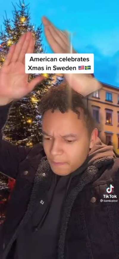 American celebrating Christmas in Sweden!
