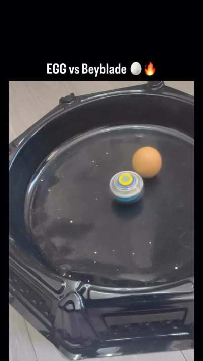 Egg vs beyblade