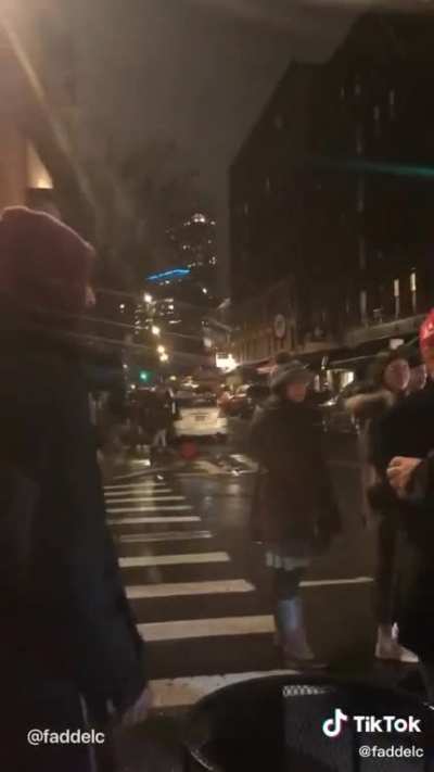 This Trump supporter gets roughed up in NYC after yelling 