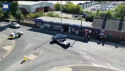 Lamborghini gets run over