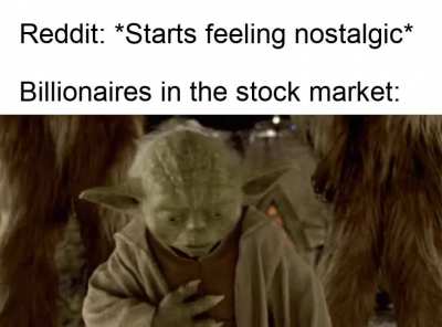 I sense a great disturbance in the stonks