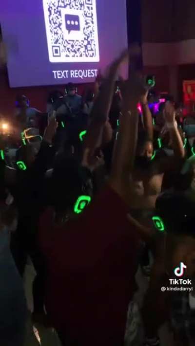 What a silent disco looks like