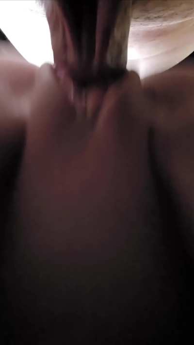 Below view of making him creampie me (OC) 