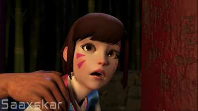DVa in the Bamboo Forest (Saaxskar3D ) [overwatch]