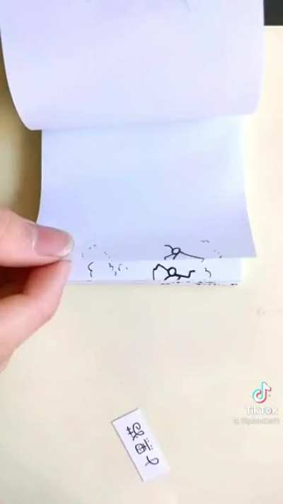 Amazing stick man stop motion animation