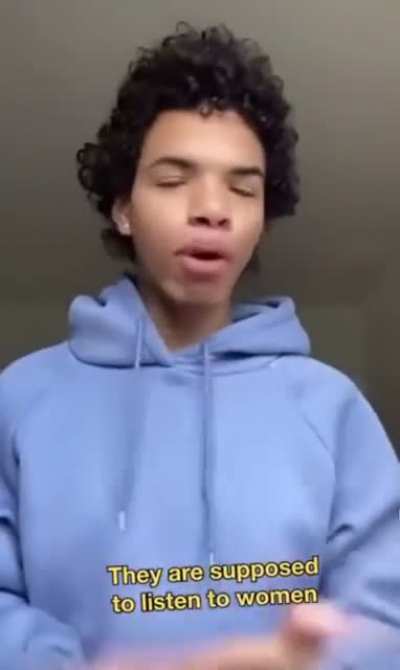 First guy is cringe.