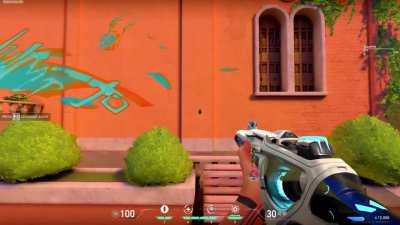 Ion Phantom lets you know when your spray is getting random - notice the rotary shock in the stock