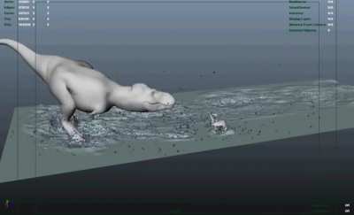 You ever wondered what being chased by a T-rex would look like?