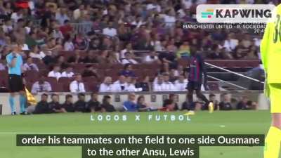 Lewandowski shows personality