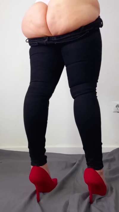 You weren't just supposed to take pictures of the heels?