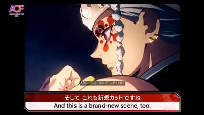 Demon slayer season 2 Uzui leaked scenes.