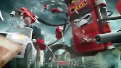 Be careful of the tire man