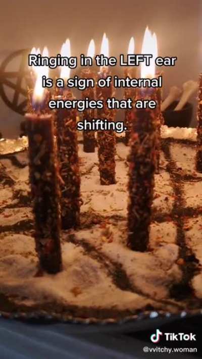 Shit my doc said it was tinnitus, but I guess shifting energies makes more sense