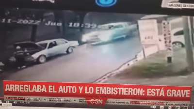 NSFW. Hit and run. Victim is alive, my never walk again. Idiot is wanted by police