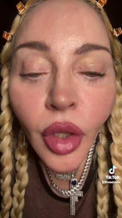 Madonna’s latest TikTok….